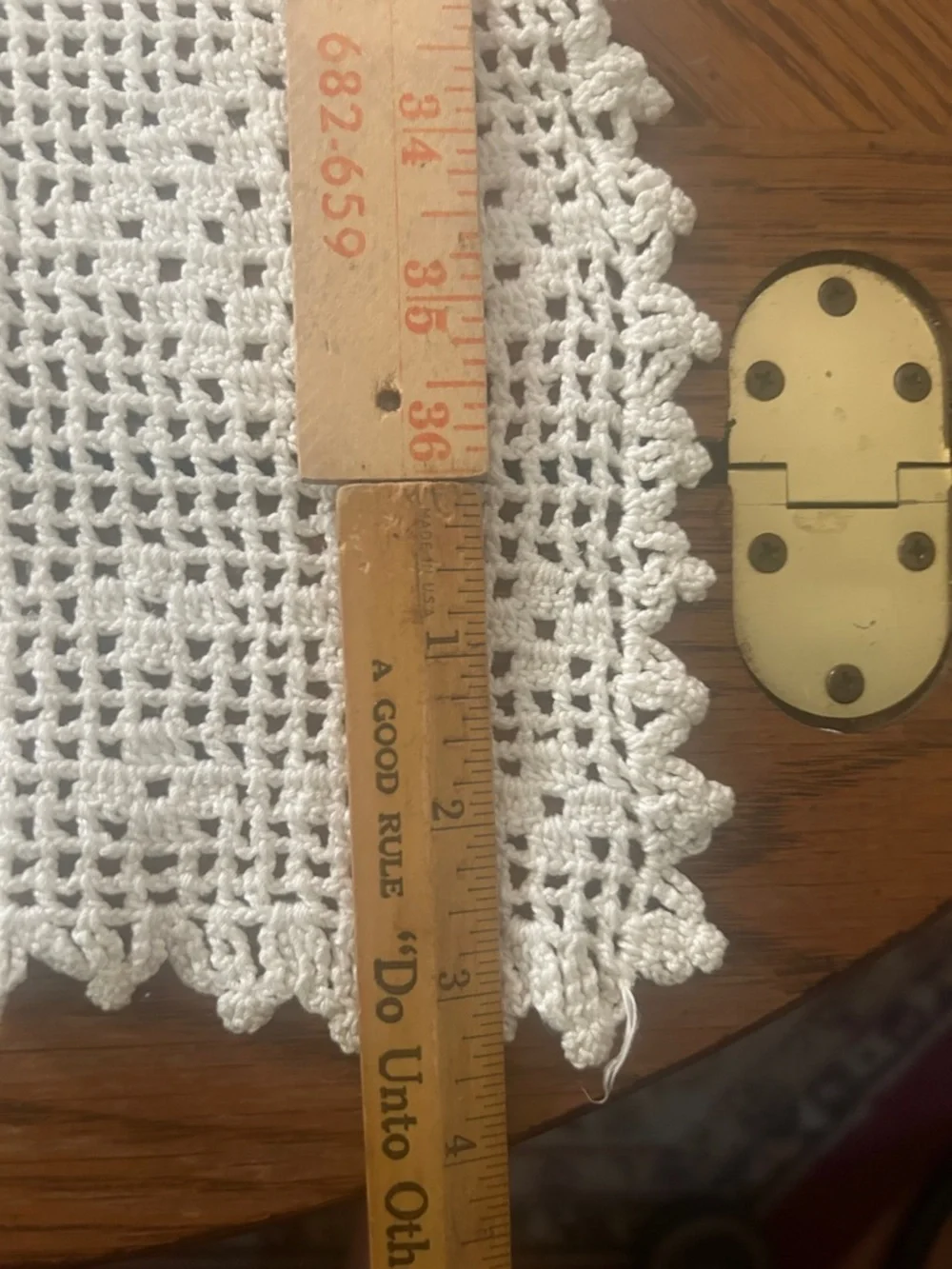 Vintage Crochet Table Runner
